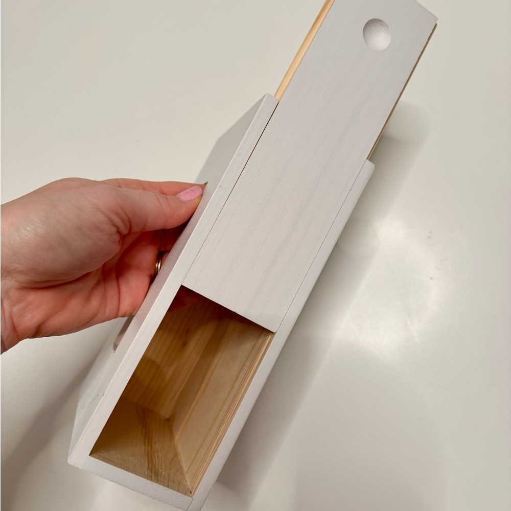 White Box for Dryer Sheets, Laundry Storage - Picture 4 of 5